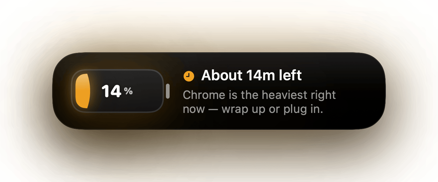Smart Alert dropping from the notch